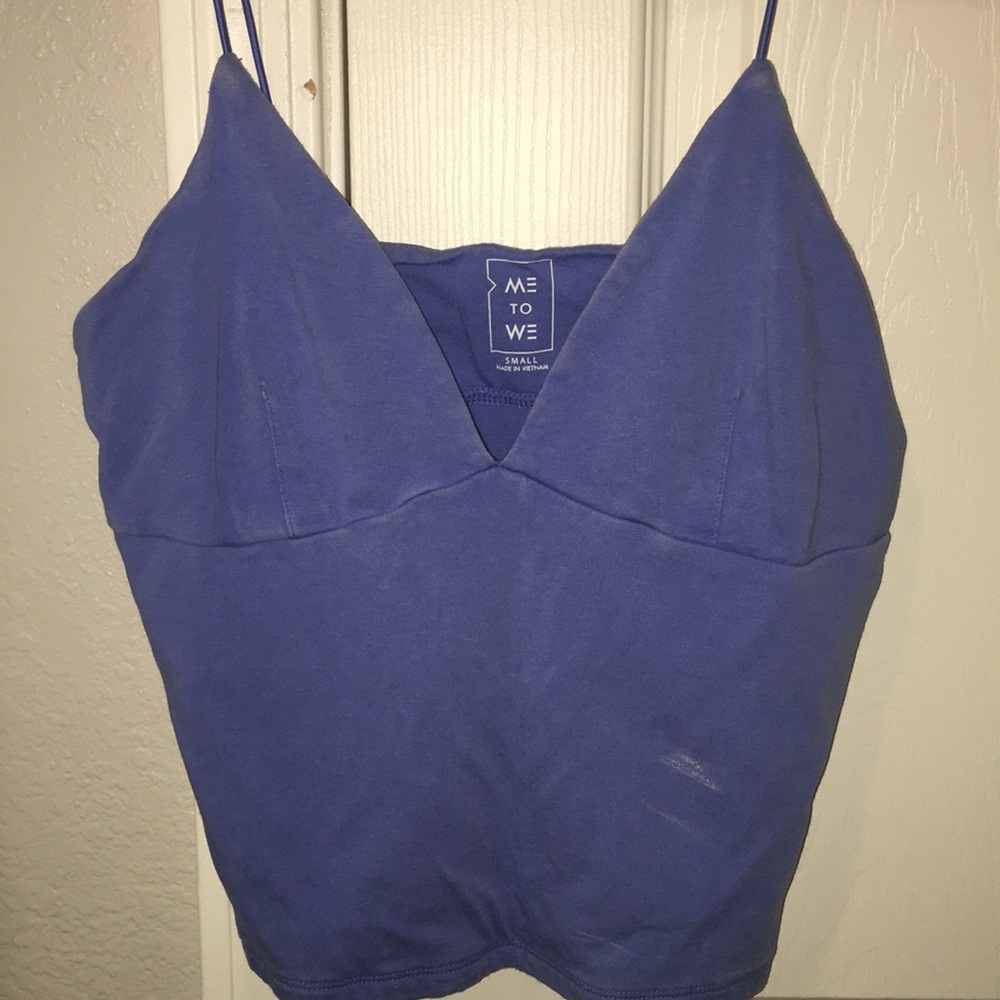 Deep neck Me To We tank top